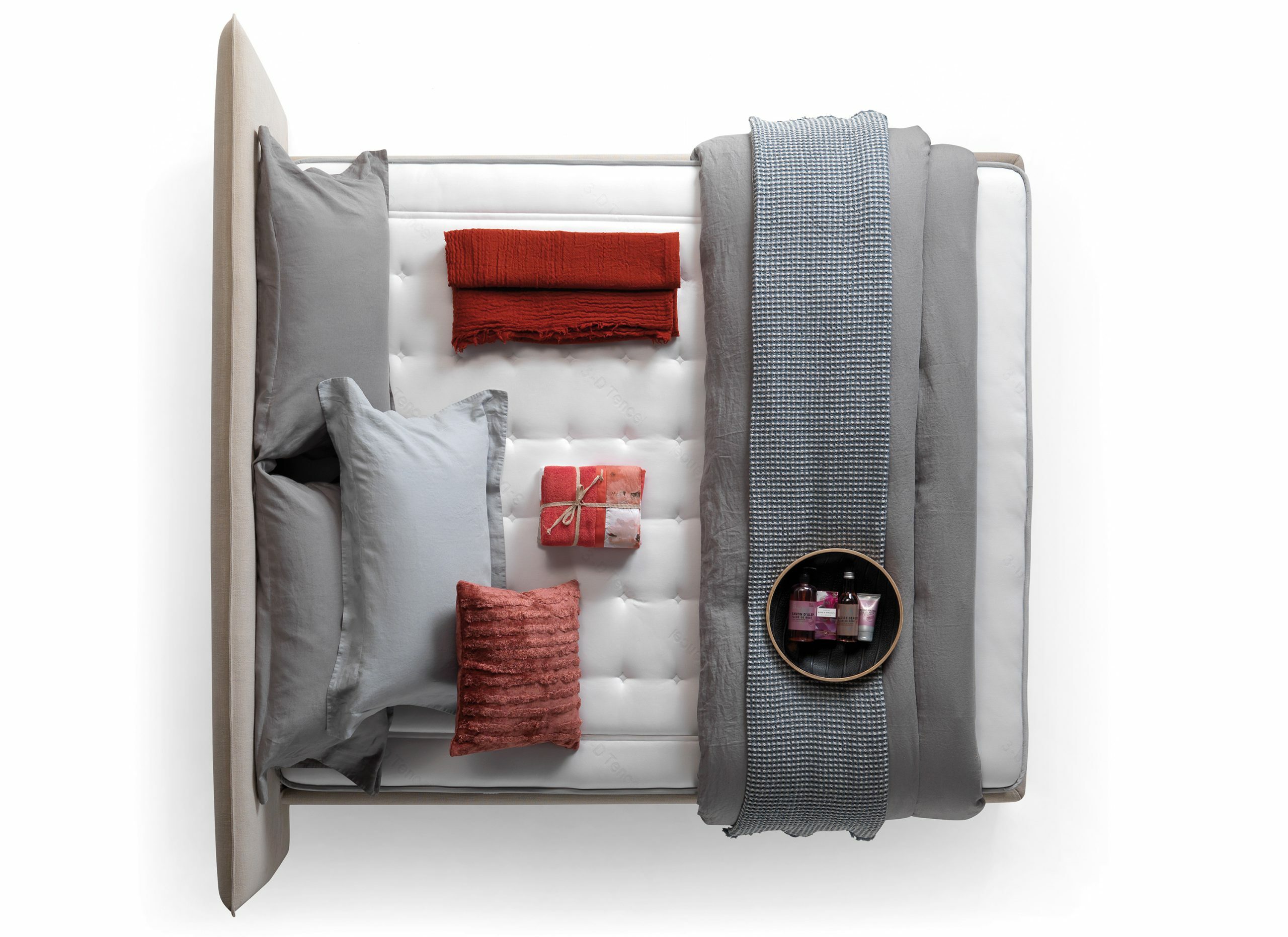 Letto Rosso Somaschini Lane
